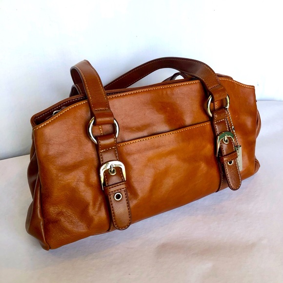 Madison Studio Brown Leather Handbag - Picture 2 of 16